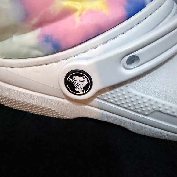 Crocs Classic Lined Neo Puff Tie Dye Boot (Light Blue) - Picture 3 of 9